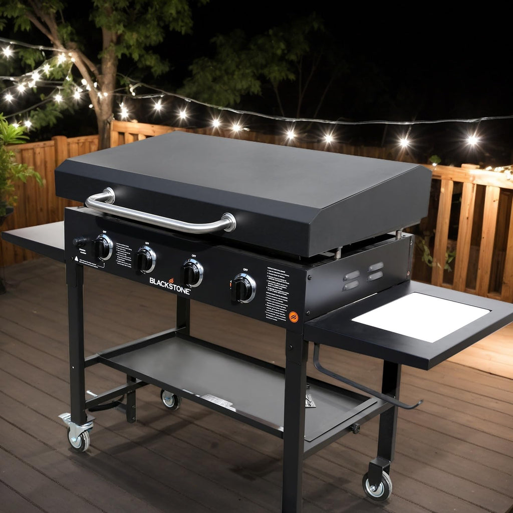 Griddle Lid Back-hinged Design for 36' Blackstone Griddle, Nexgrill, Member Mark Griddle and Other 36'' griddles, Hard Cover Hood with Handle for 36 Inch Blackstone Table Top Griddles