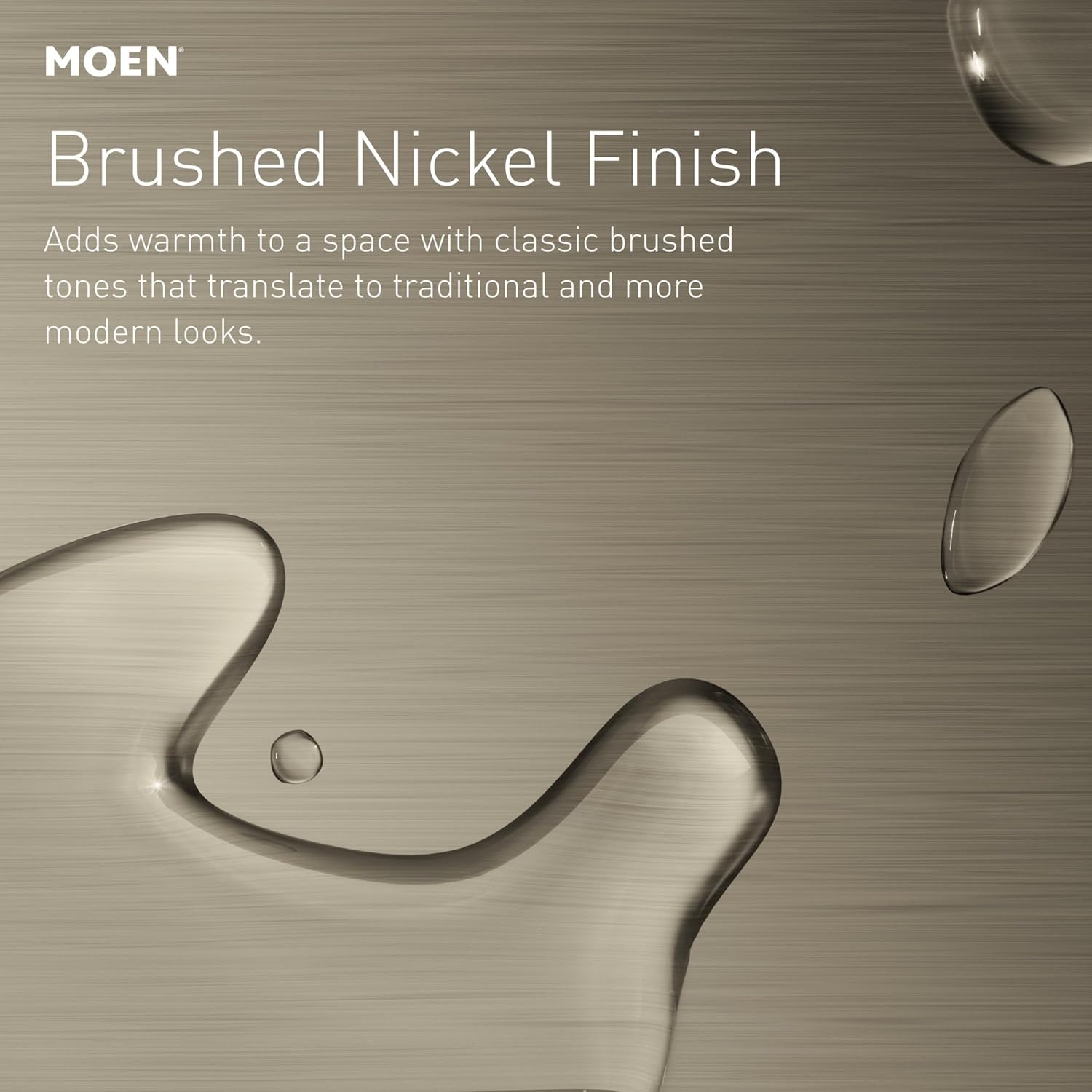 Moen YG0418BN Bathroom Safety 18-Inch Stainless Steel Modern Bathroom Grab Bar, Brushed Nickel