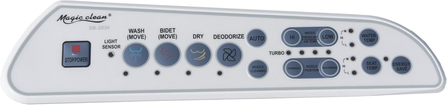 Sunpentown SPT SB-2036S: Magic Clean Bidet with Dryer (Round), multi