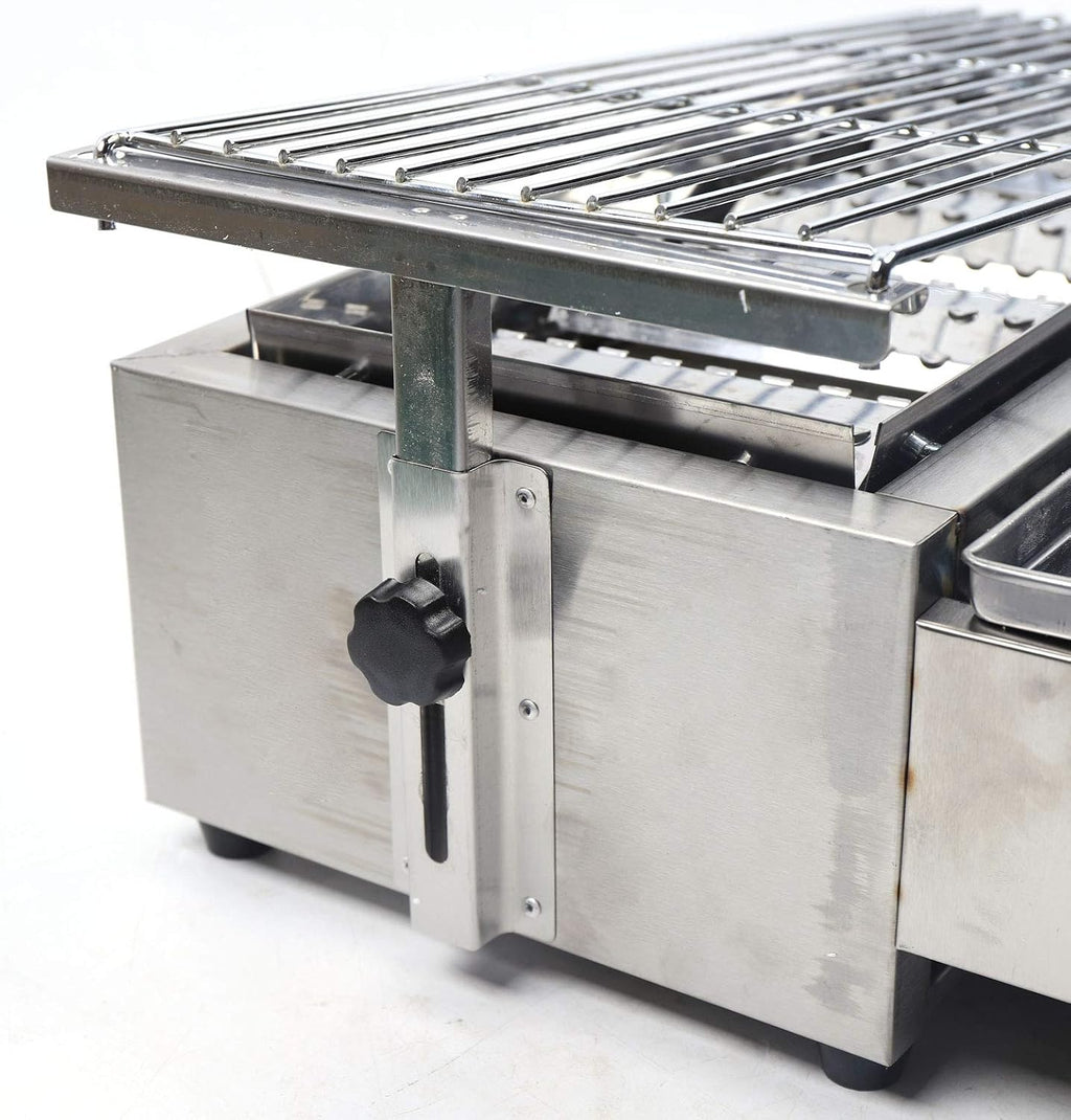 LOYALHEARTDY Propane Griddle, Portable Barbecue Cooker with 4 Grill Burners, Stainless Steel Polished Flat Top Grill for Camping Picnics Outdoor Use Patio Garden, 22.8(L) X 16.5(W) X 7.7(H)