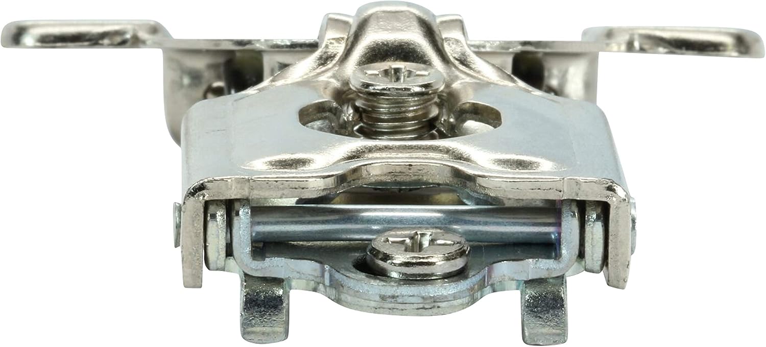 Rok Hardware 75 Pack Grass TEC 864 108 Degree 1/4' Overlay 3 Level Soft Close Screw On Compact Cabinet Hinge 04429A-15 3-Way Adjustment 45mm Screw Hole Pattern