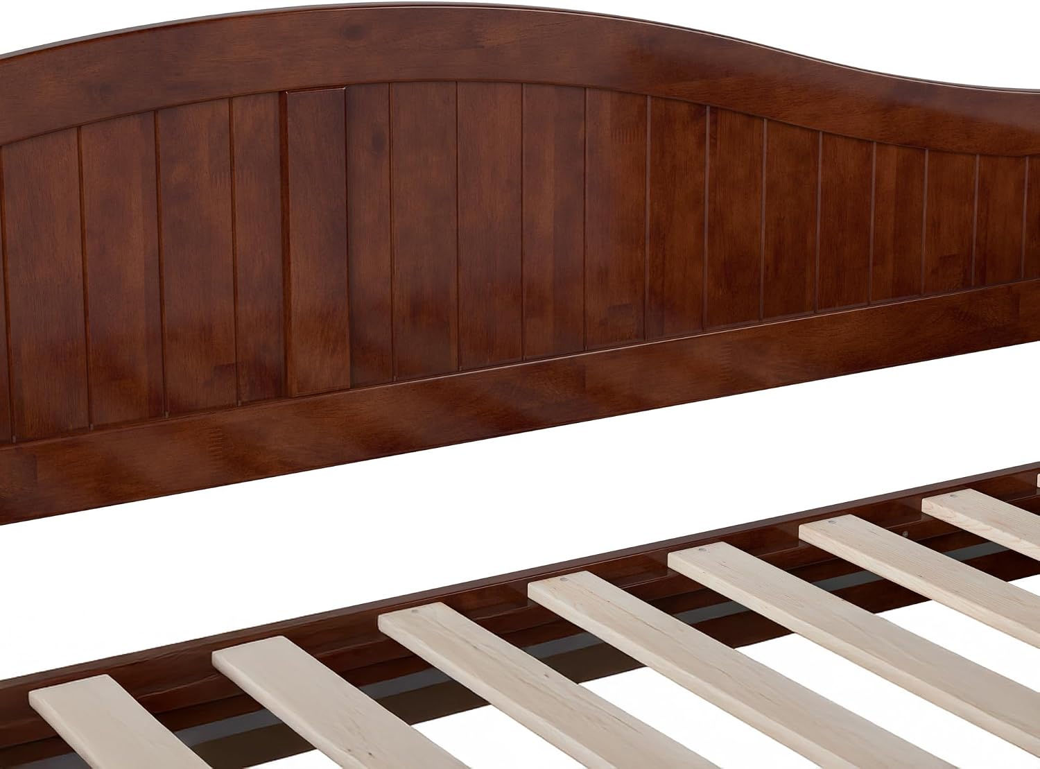 AFI, Nantucket Twin Size Wood Daybed Frame with 2 Storage Drawers, Walnut (Brown)