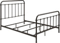 Coaster Home Furnishings Livingston Transitional Wood Full Size Open Frame Bed Frame 52-inch Headboard Dark Bronze 300399F
