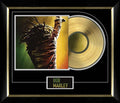 Bob Marley One Love Album Cover Art Framed Display with Gold Vinyl Record - Reggae Legend Jamaica Wailers Rasta | Premium Framed Music Collector Wall Art | Frameworth | Made in Canada