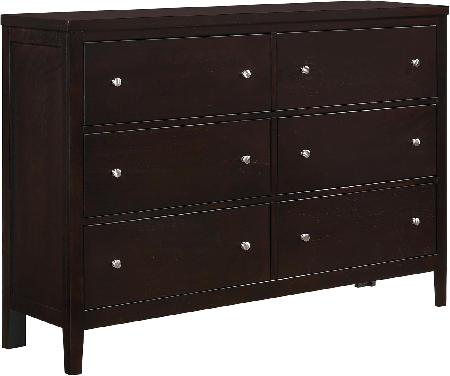 Coaster Home Furnishings Carlton Contemporary 4-Piece Bedroom Set Leatherette Upholstered Twin Size Panel Bed Frame 51-inch Headboard Cappuccino 202091T-S4