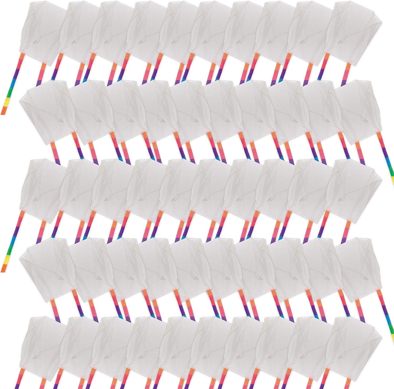 In the Breeze Coloring Sled 18 Inch Kite - 50 Piece Party Pack -Single Line-Includes Crayons, Line and Bag-Creative Fun for Everyone