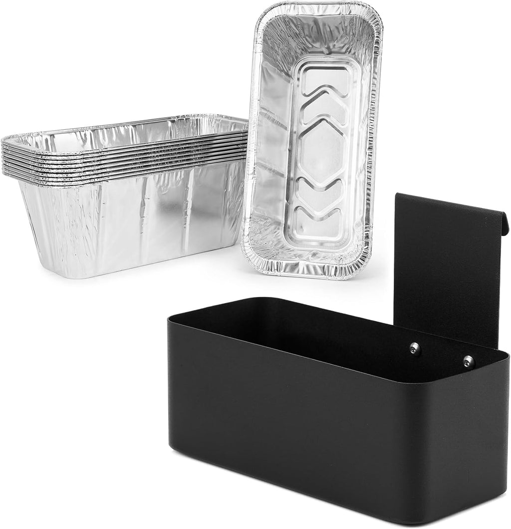 Stanbroil Stainless Steel Griddle Replacement Top and Grease Cup Combo for Blackstone 28' 2-Burner Gas Grill with Front Grease System