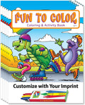 ZOCO – Fun to Color - Custom Coloring & Activity Books for Kids Ages 3+ (250 Bulk Pack, With Crayons) – Summer Party Favors, Goodie Bag Fillers, Games & Puzzles