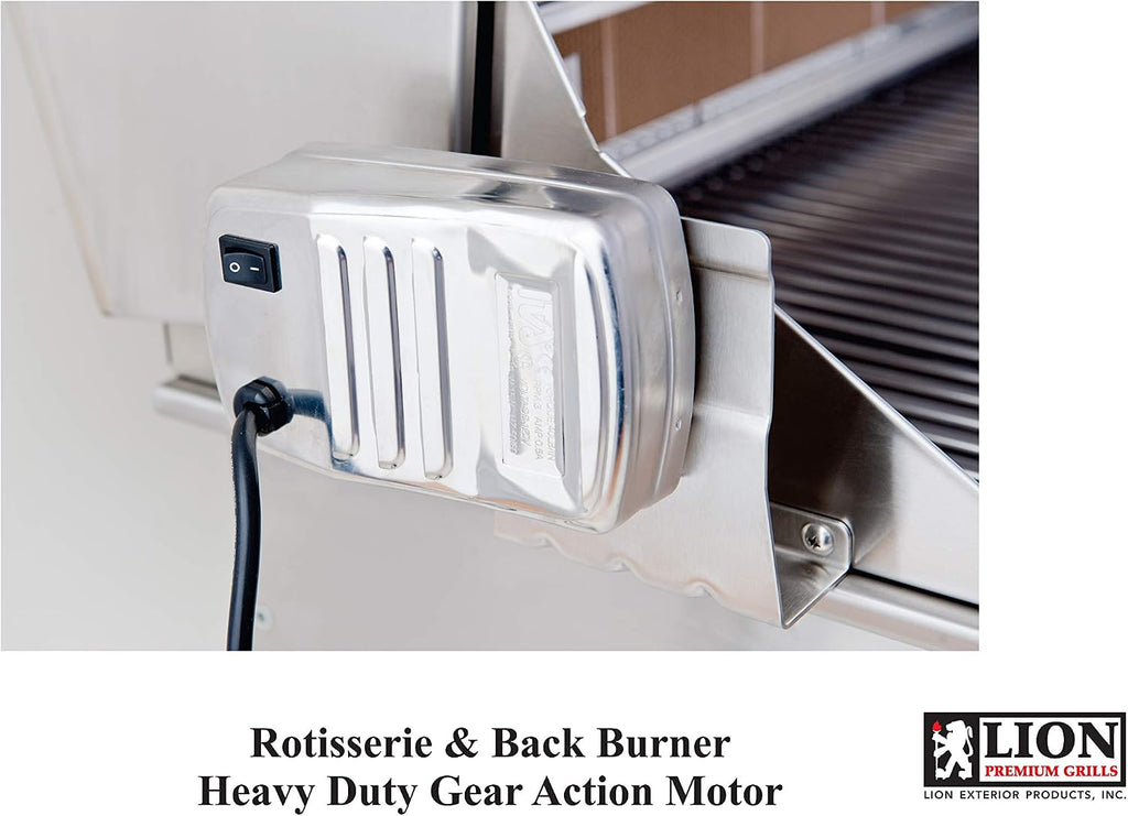 Lion Premium Grills 40' Natural Gas Grill L90000 with Made in USA 32' Double Door Package Deal