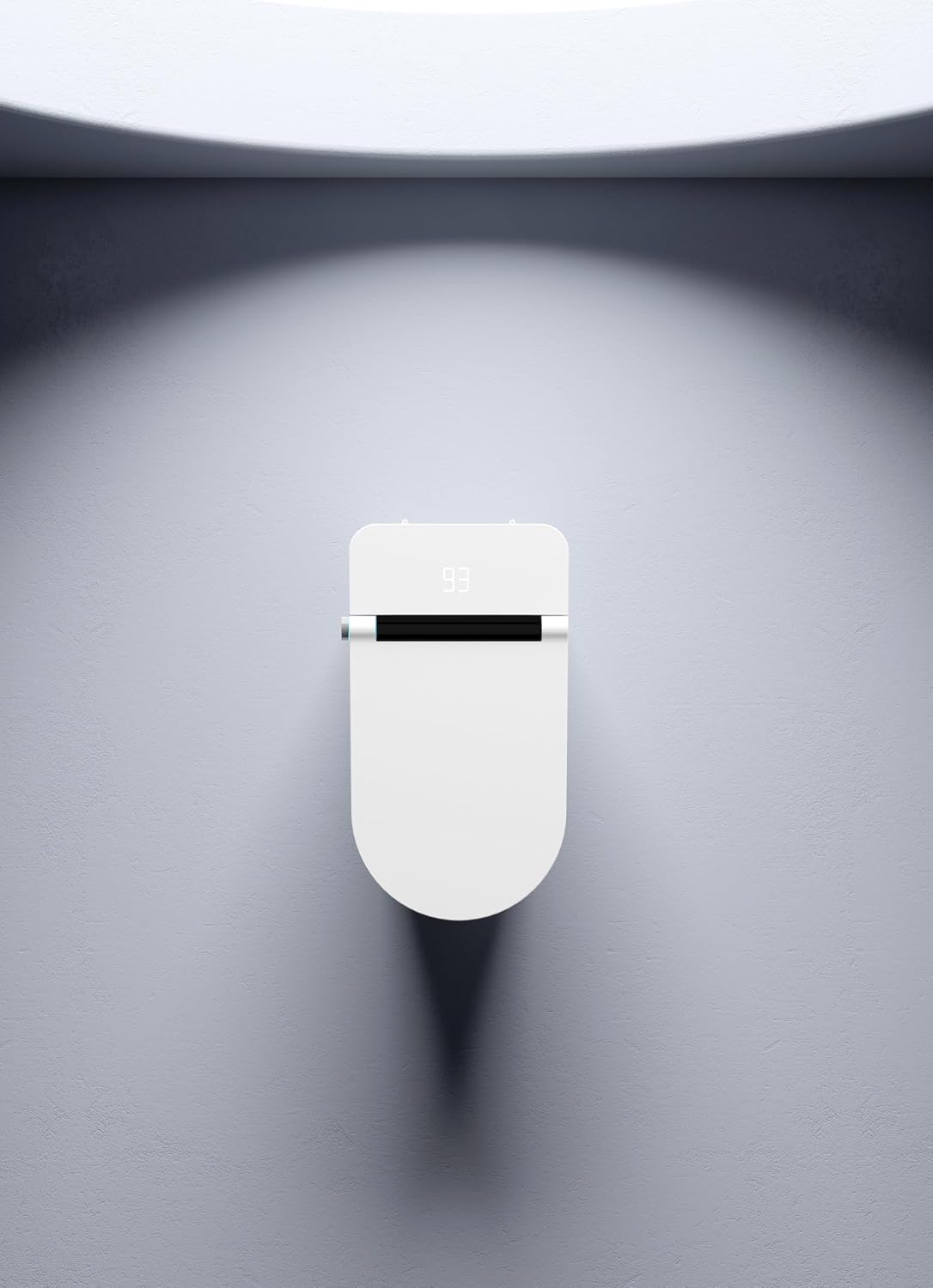 Smart Toilet with Built in Bidet Seat, Tankless Toilet with Auto Lid Opening, Closing and Flushing, Heated Seat, Digital Display, Elongated