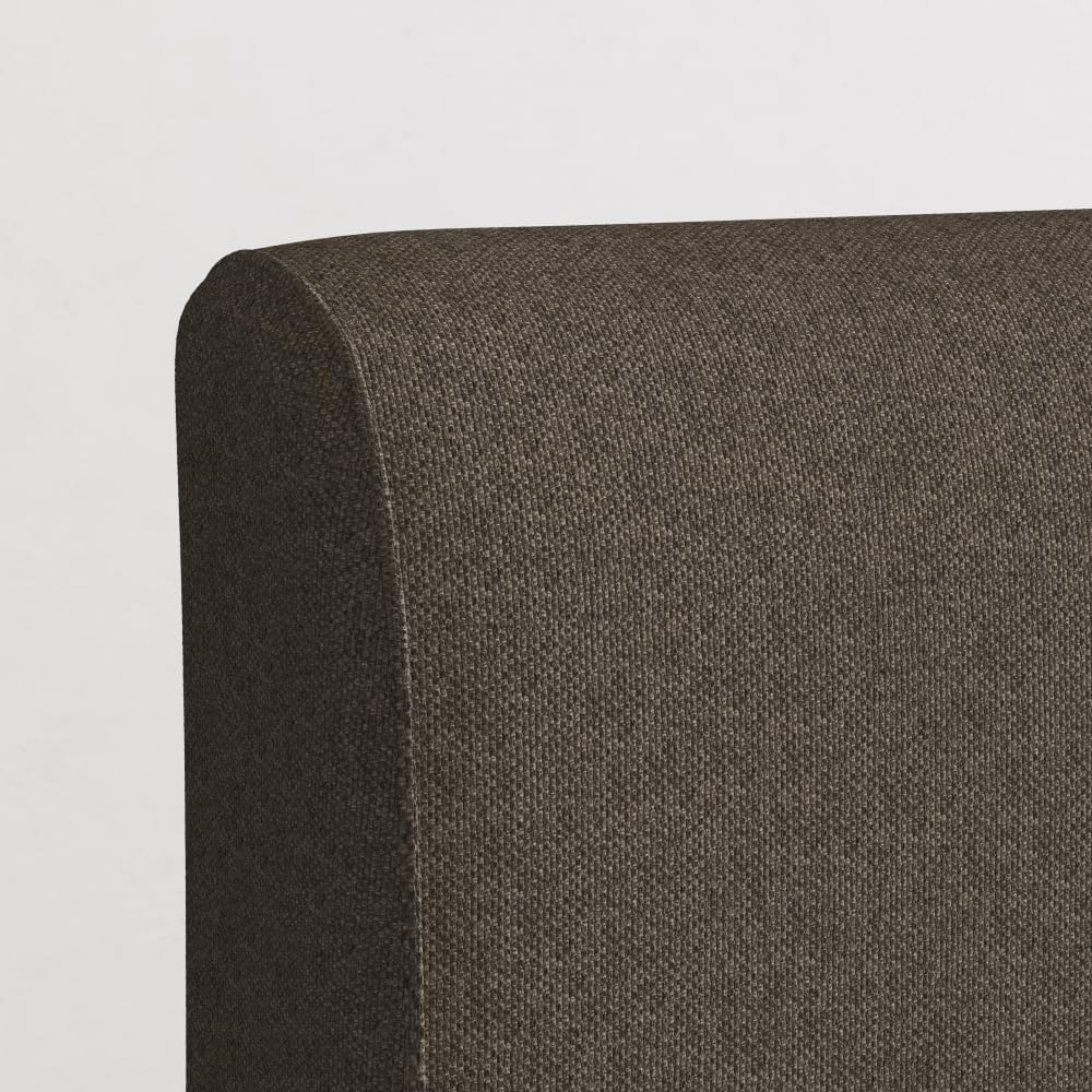 Nectar Upholstered Headboard - Twin XL - Grey - Attachable to Bamboo Bed Frame (Sold Seperately) - Easy Tool Free Set Up - Contemporary and Durable