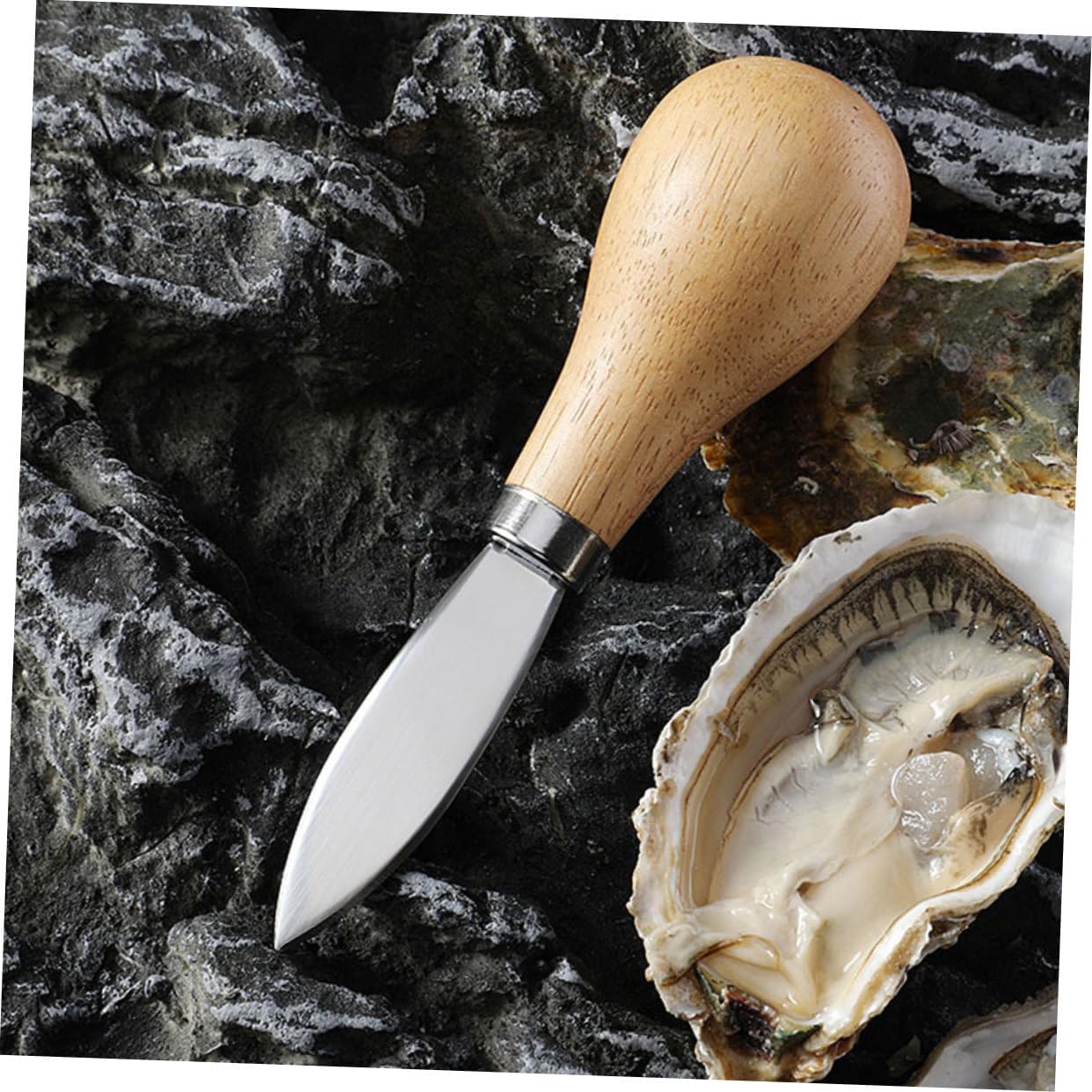 Oyster Scallops Oyster Shells Gadget Tools Shellfish Opener Seafood Tool Oyster Tool Metal Scallop Opener Oysters Shucking Supply Kitchen Essentials Necessity