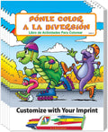 ZOCO – Fun to Color (in Spanish) Custom Promotional Coloring Books (250 Bulk Pack, with Crayons) – Games, Puzzles, Activities for Kids