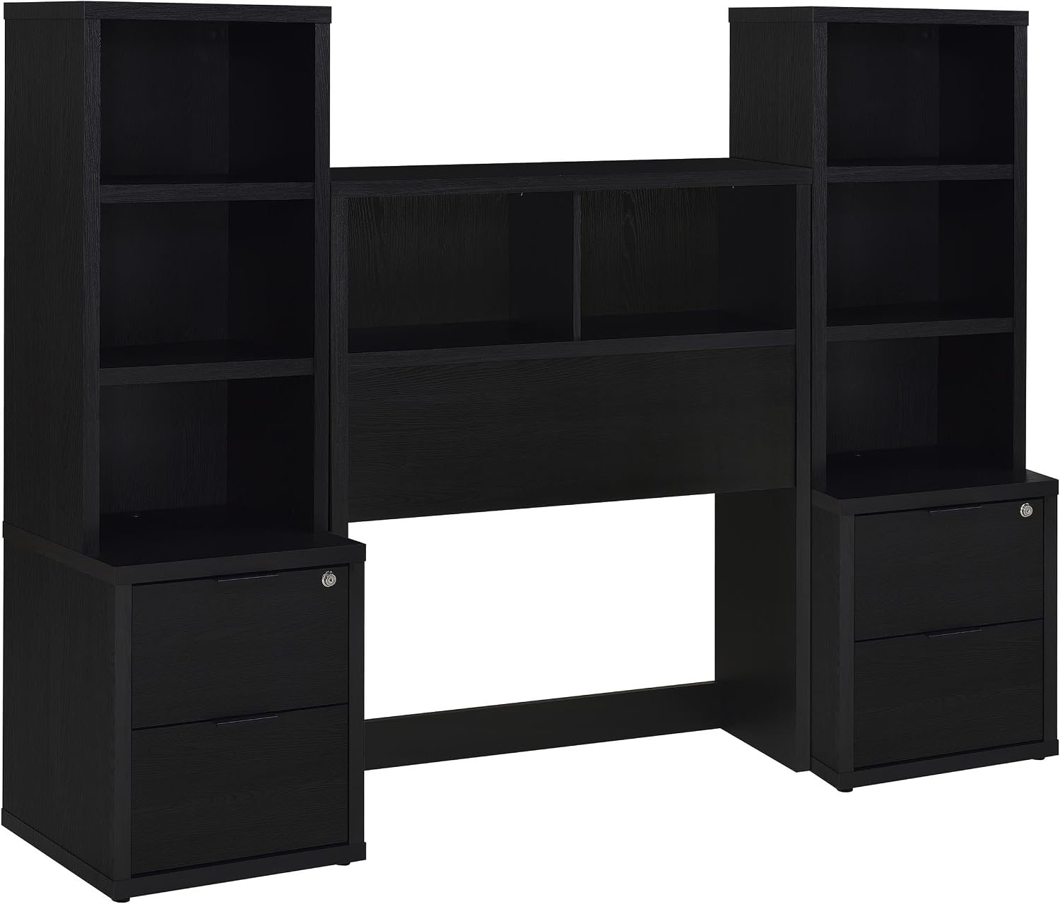 Coaster Home Furnishings Westpark 3-Piece Twin Bedroom Set Bookcase Headboard Black 315851T-SET