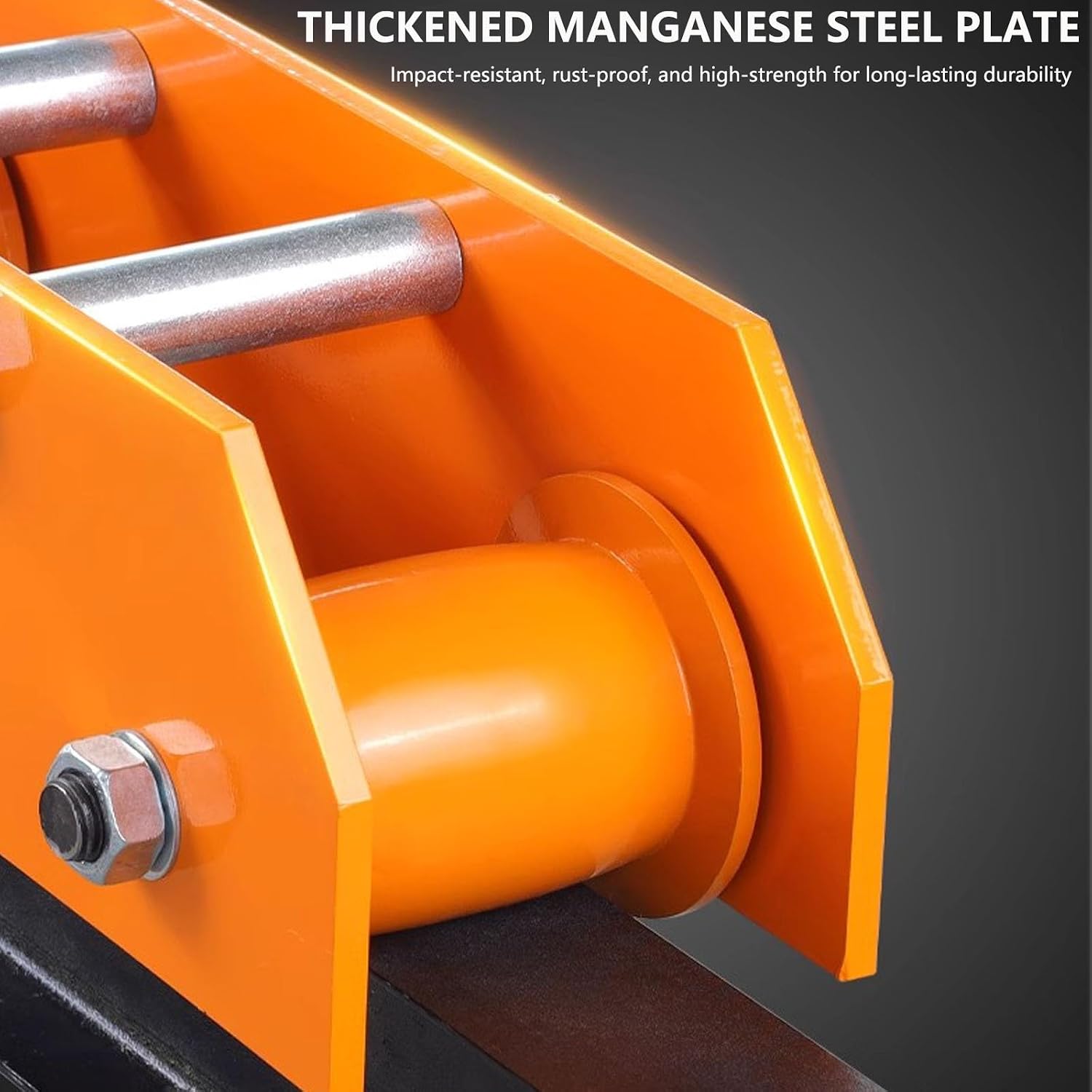 Extended Push Beam Hand Truck 1.5-3 Tons, 3.7' - 4.9' Flange Width 3300-6600 Lb Capacity Steel Hand Truck Suitable For Garages,construction Sites,warehouses(3ton/6600lbs)