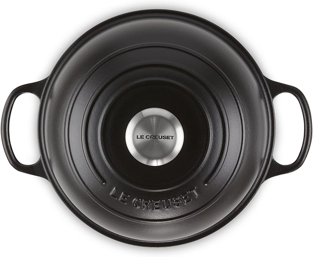 Le Creuset Enameled Cast Iron Signature Round Bread Oven, 9.5 inch, Licorice