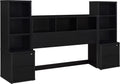 Coaster Home Furnishings Westpark 3-Piece Queen Bedroom Set Bookcase Headboard Black 315851Q-SET