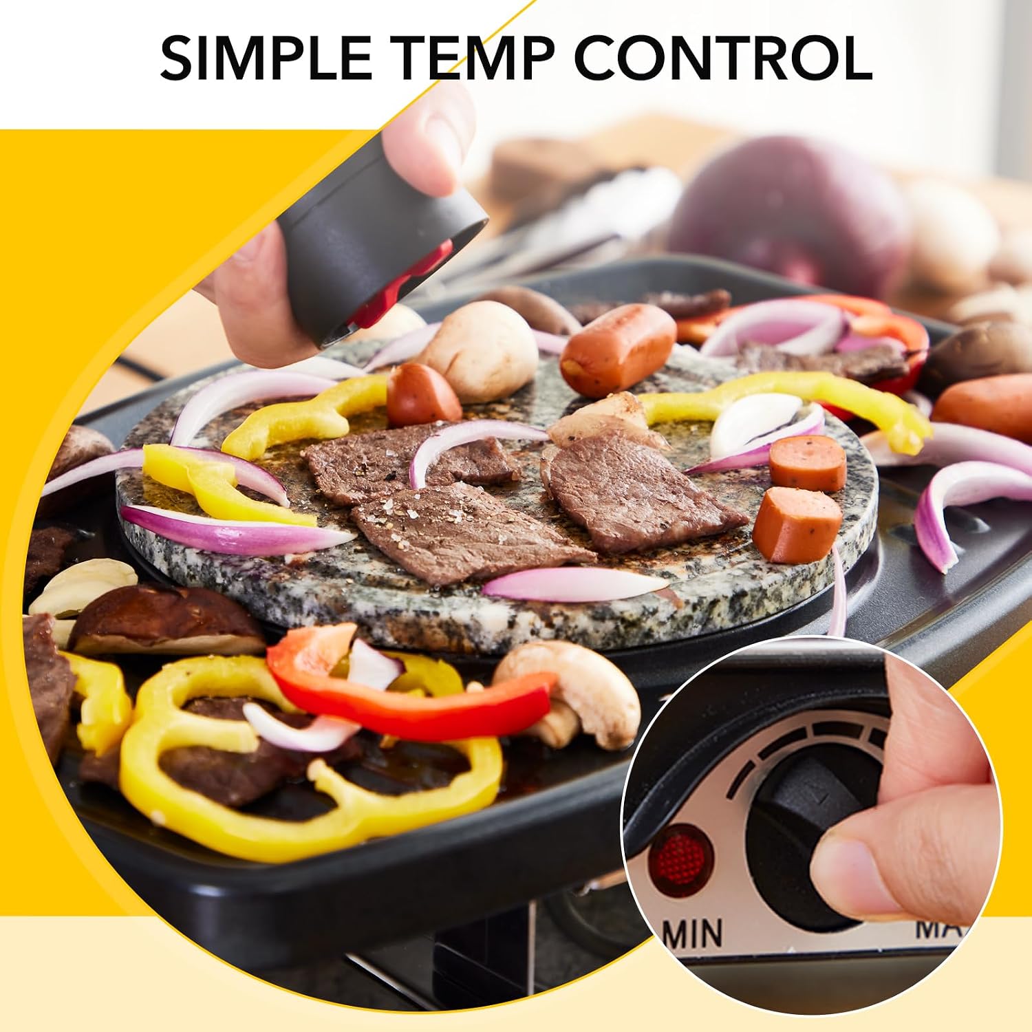 6-Cup Electric Cheese Fondue Pot, Combo with Raclette Machine for 8 People and Indoor Grill, Simple Adjustable Thermostats, Perfect for Parties and Family Fun