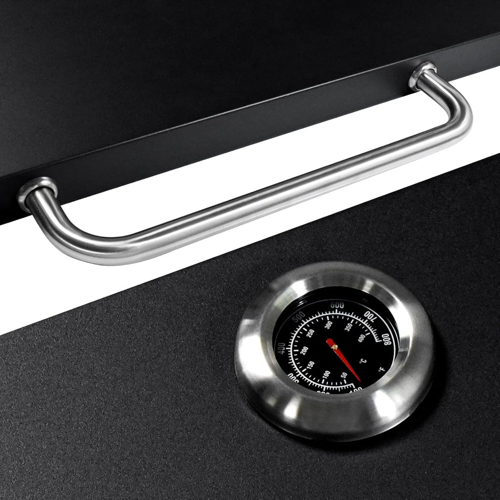 Hinged Lid For 36 Inch Blackstone Griddle Top, Blackstone 1554, 1825, 1863, 2149, 1866, 2151, 1899, 1565, 1836, 1841, 2122 Grill Cover with Thermometer, 36in Blackstone Griddle Lid Hard Cover.