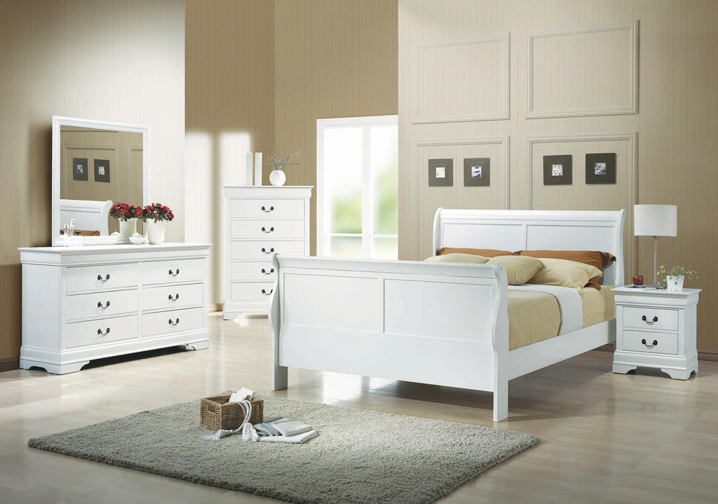 Coaster Louis Philippe Full Bed 5-Piece Set, White