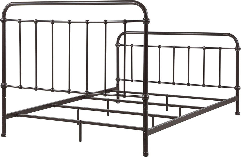 Coaster Home Furnishings Livingston Transitional Wood Queen Size Open Frame Bed Frame 52-inch Headboard Dark Bronze 300399Q