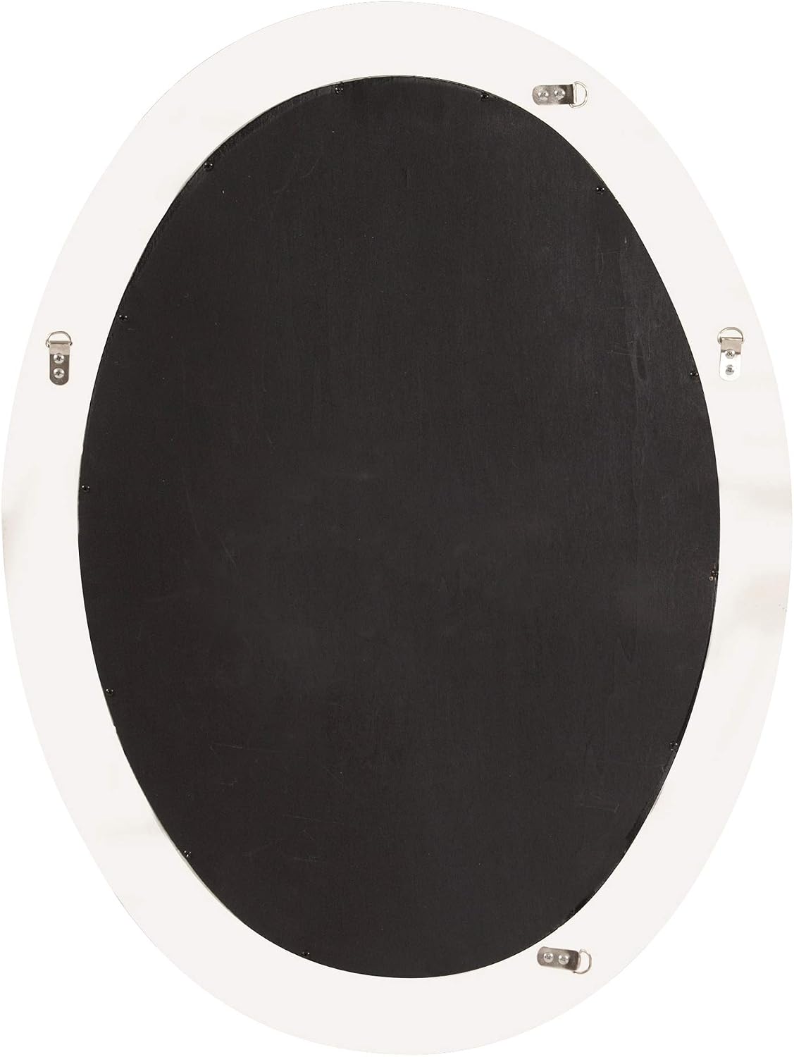 Howard Elliott Collection George Oval Glossy Hot Pink Wall Mirror, Oval Bevelled Hanging Wood Framed Vanity Mirrors for Home Decor, Living Room, Bathroom, Bedroom, or Hallway, 25 x 33 Inch