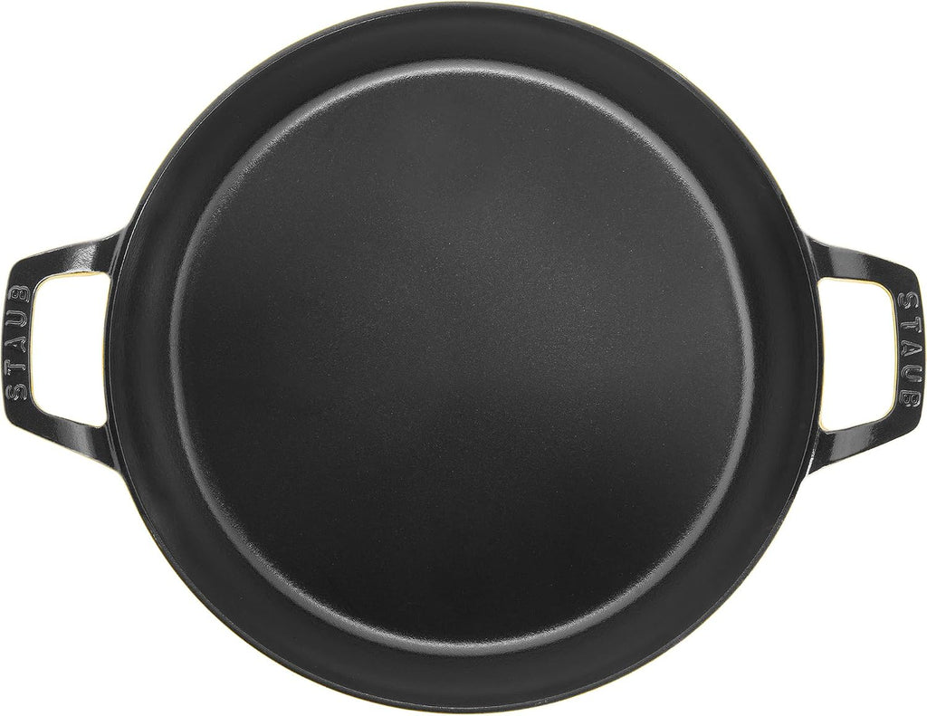 Staub Cast Iron 3.5-qt Braiser with Glass Lid - Citron