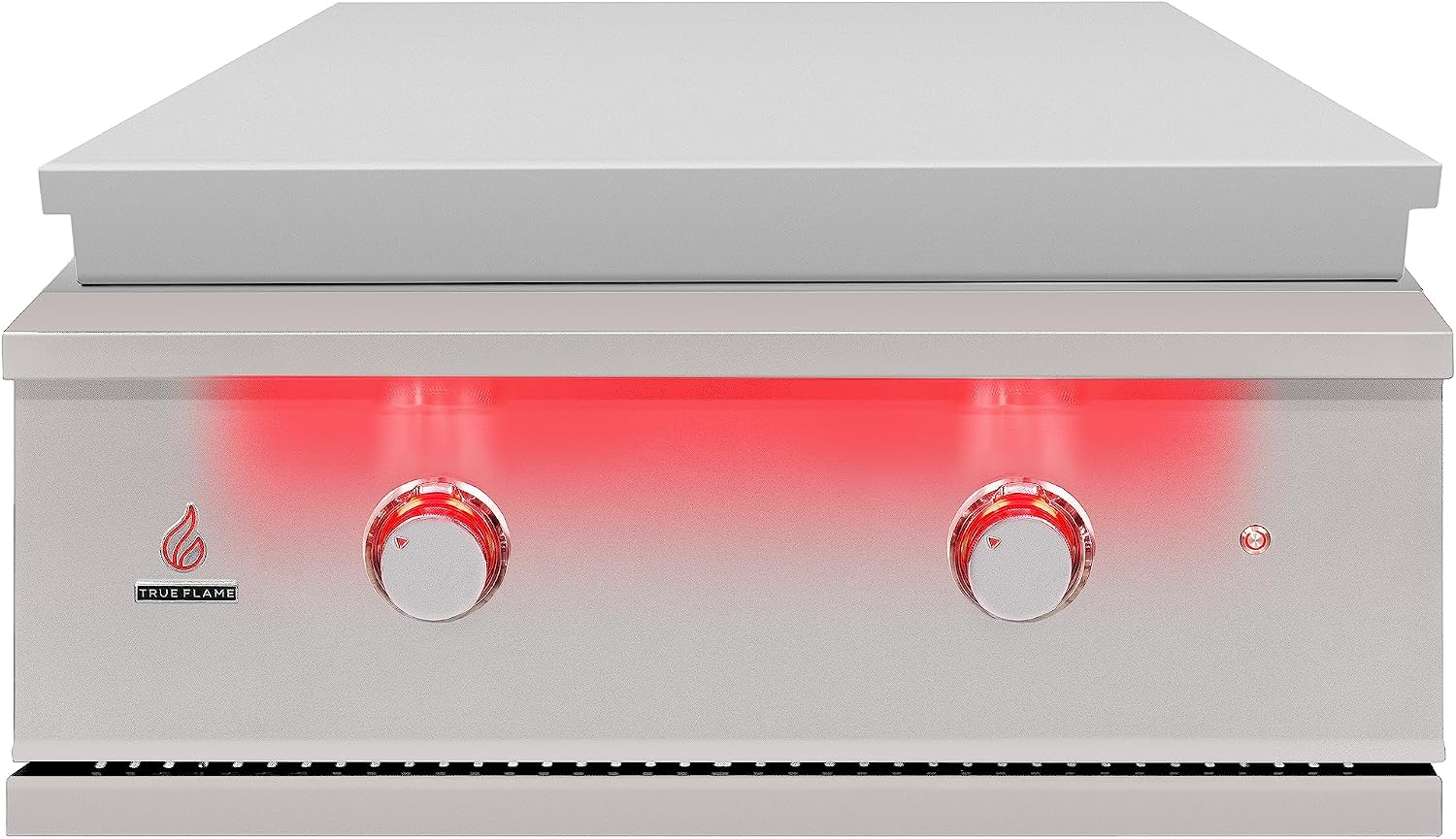 30-Inch Built-In Propane Gas Outdoor Griddle w/Illuminated Front Panel & Knobs - TFG30L