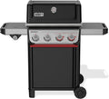 Weber Spirit E-435 Liquid Propane Gas Grill for Outdoor Cooking, 4 Burners and 1 Side Burner, Black – Porcelain-Enameled Cast-Iron Grates, 2 Boost Burners, Sear Zone