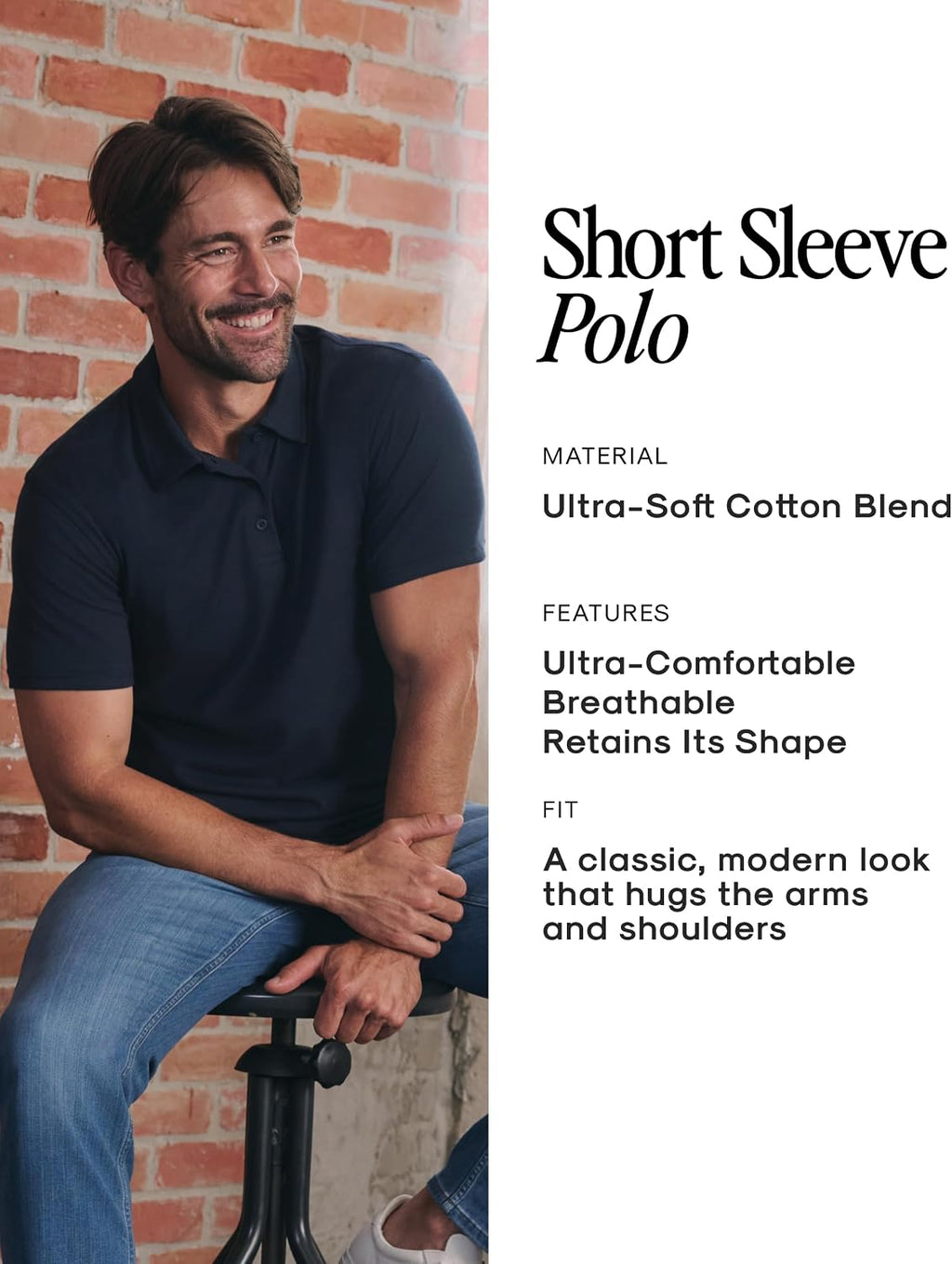 True Classic Novelty Polo Shirts for Men – Mens Polo Shirts Short Sleeve Cotton, Dry Fit Golf Shirt for Men