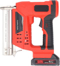 Cordless Brad Nailer Kit 2 Modes 2 in 1 Multifunctional 18V 2Ah Lithium Battery Powered High Efficiency Electric Staple Gun for Home Woodworking DIY Projects