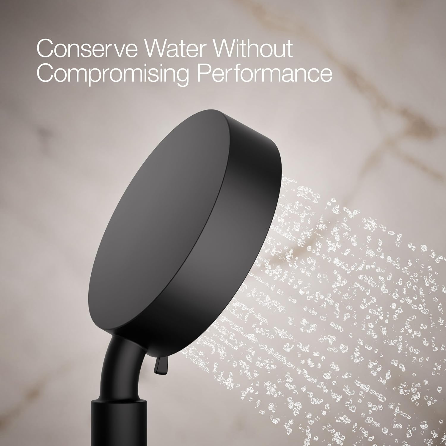 Kohler 22166-BL Purist® Four-function handshower, 2.5 gpm, Matte Black