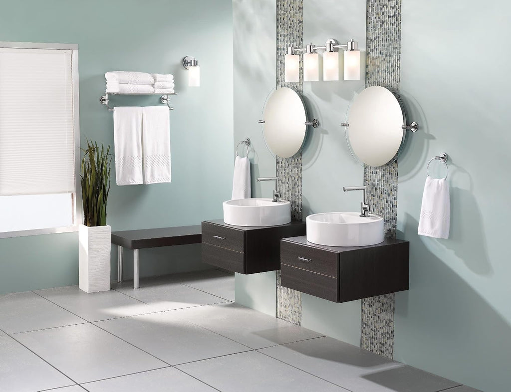 Moen Align Chrome One-Handle Modern Bathroom Faucet with Drain Assembly and Optional Deckplate, 6190