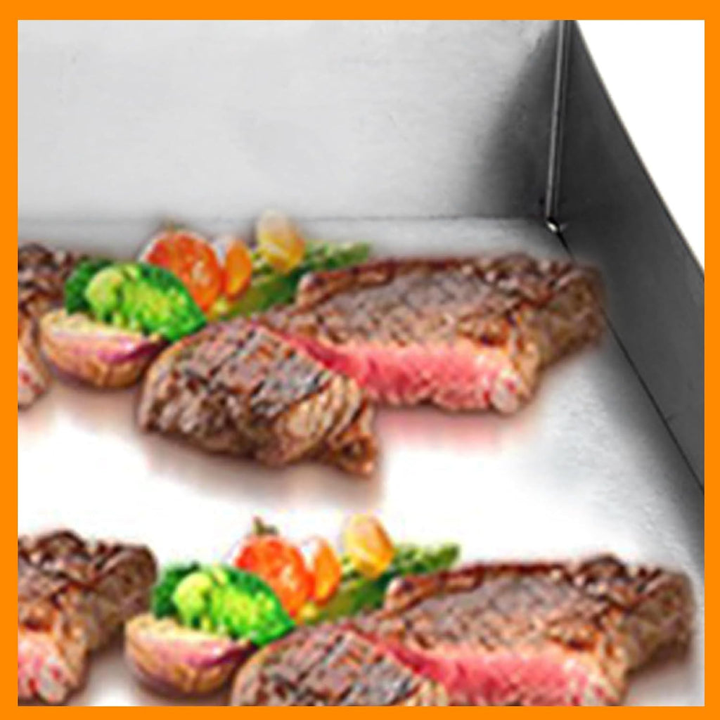 Electric Griddle Cooktop, Electric Countertop Griddle Commercial Flat Top Grill Griddle, Steel Cooking Plate BBQ Plate Grill for Home or Restaurant Use, 50-300℃,220V