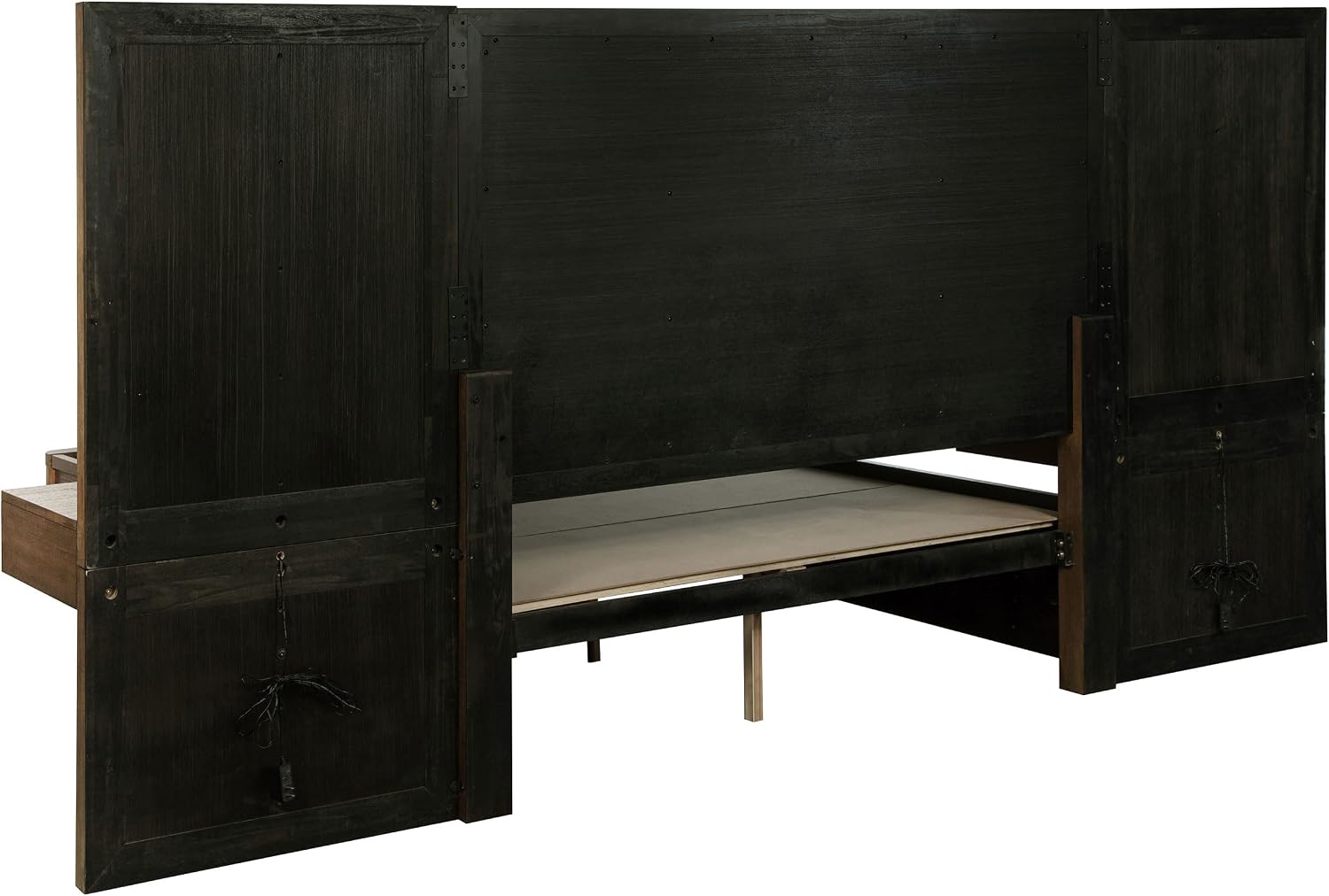 Coaster Home Furnishings Terrace Transitional 5-Piece Bedroom Set Queen Size Wall Panel Storage Bed Frame 58-inch Headboard Ash Brown 224900Q-S5P