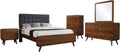 Coaster Home Furnishings Robyn 5-Piece Full Bedroom Set Dark Walnut 205131F-S5