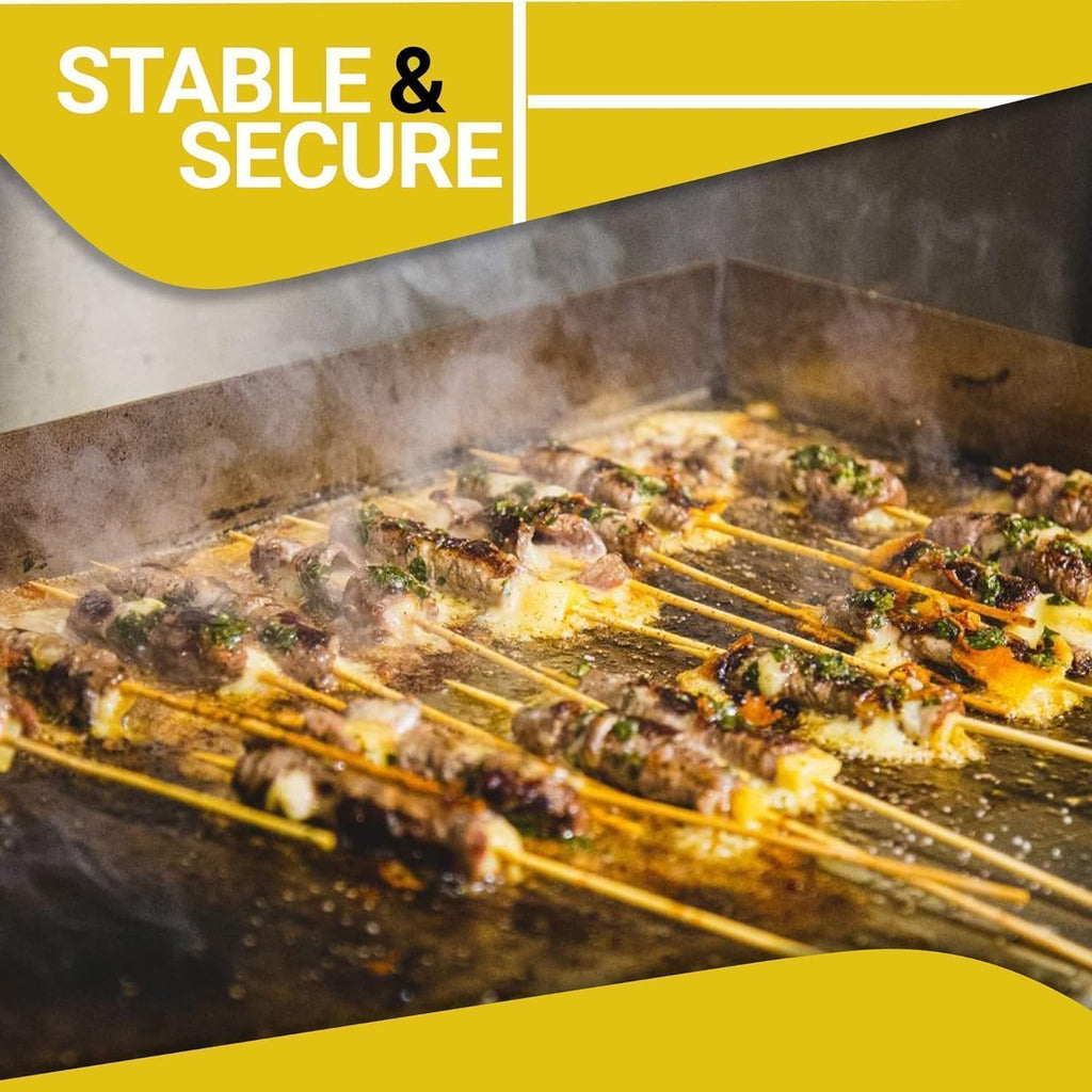 Le Griddle| 30 Inch Built-In Gas Griddle With 2 Burner | Package 1 (Natural Gas) Set With Burner Lid, Starter Kit-Tools & Cover