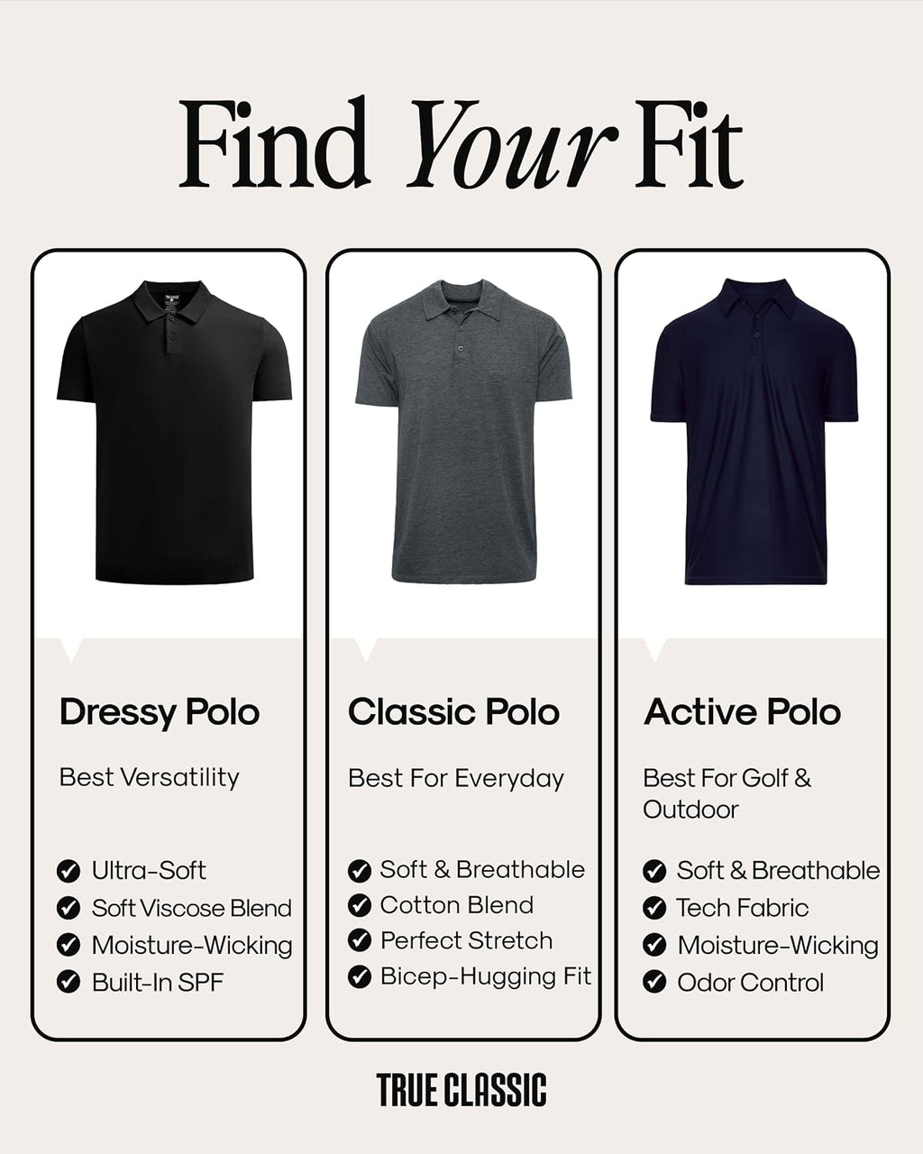 True Classic Novelty Polo Shirts for Men – Mens Polo Shirts Short Sleeve Cotton, Dry Fit Golf Shirt for Men