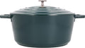 Master Class Large Casserole Dish with Lid, Lightweight Cast Aluminium, Induction Hob and Oven Safe, Hunter Green Colour, 5 Litre/28 cm