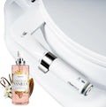 Bidet Attachment for Toilet — Scented Bidet with Fragrance Spray Odor Eliminator, Precision Nozzle Adjustable Pressure, Non-Electric Cold Water Leak-Proof (Chocolate Vanilla, 1)