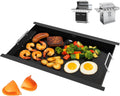 Griddle Insert for Nexgrill 4 Burner 720-0783W 720-0830H 720-0830X 720-0888S Parts, Flat Top Griddle Plate for Royal Gourmet GA5401T & Nexgrill 5 Burner 720-0888 720-0888N Grill Parts, Carbon Steel