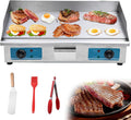 Commercial Griddle Electric Countertop Griddle Flat Top Grill Hot Plate BBQ Commercial Grill with Large Cooking Surface & Adjustable Temperature Control for Restaurant Grill & Kitchen,820