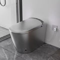 SouNor Smart Toilet With Bidet Warm Water Dryer Modern Tankless One Piece Automatic ADA Elongated Auto Inodoro Intelligent for Bathrooms Washlet Power Flush Gray