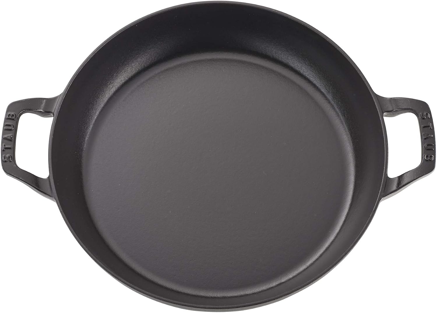 Staub Cast Iron Braiser, Dutch Oven, 3.5-quart, serves 3-4, Made in France, Matte Black