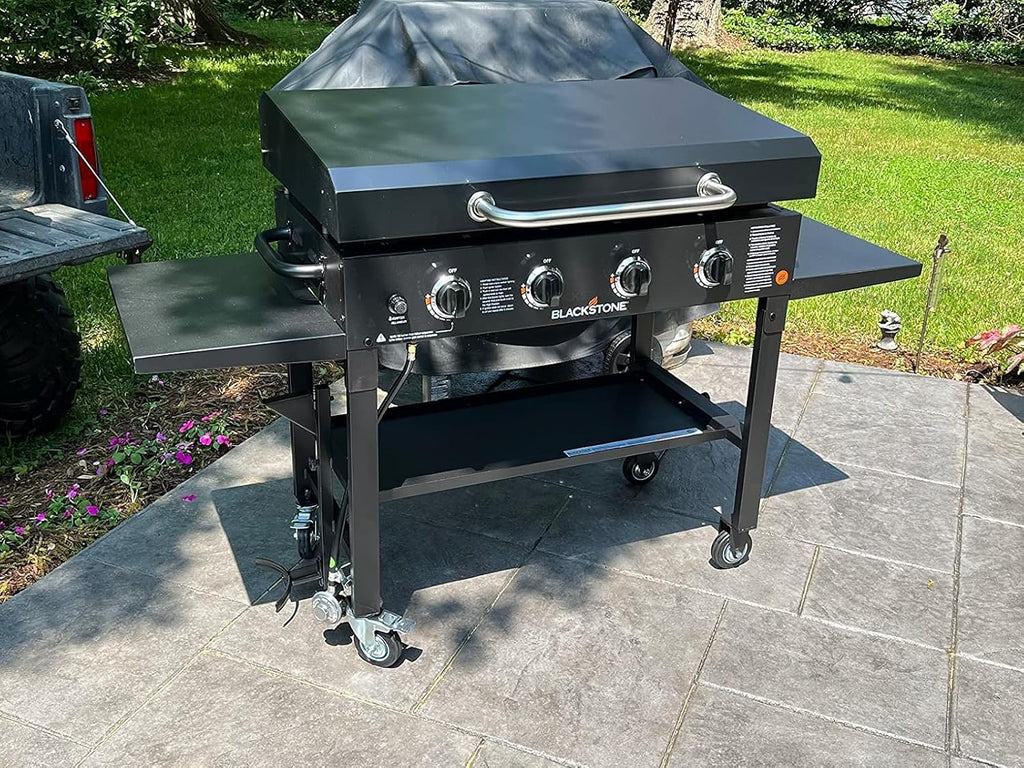 Griddle Lid Back-hinged Design for 36' Blackstone Griddle, Nexgrill, Member Mark Griddle and Other 36'' griddles, Hard Cover Hood with Handle for 36 Inch Blackstone Table Top Griddles