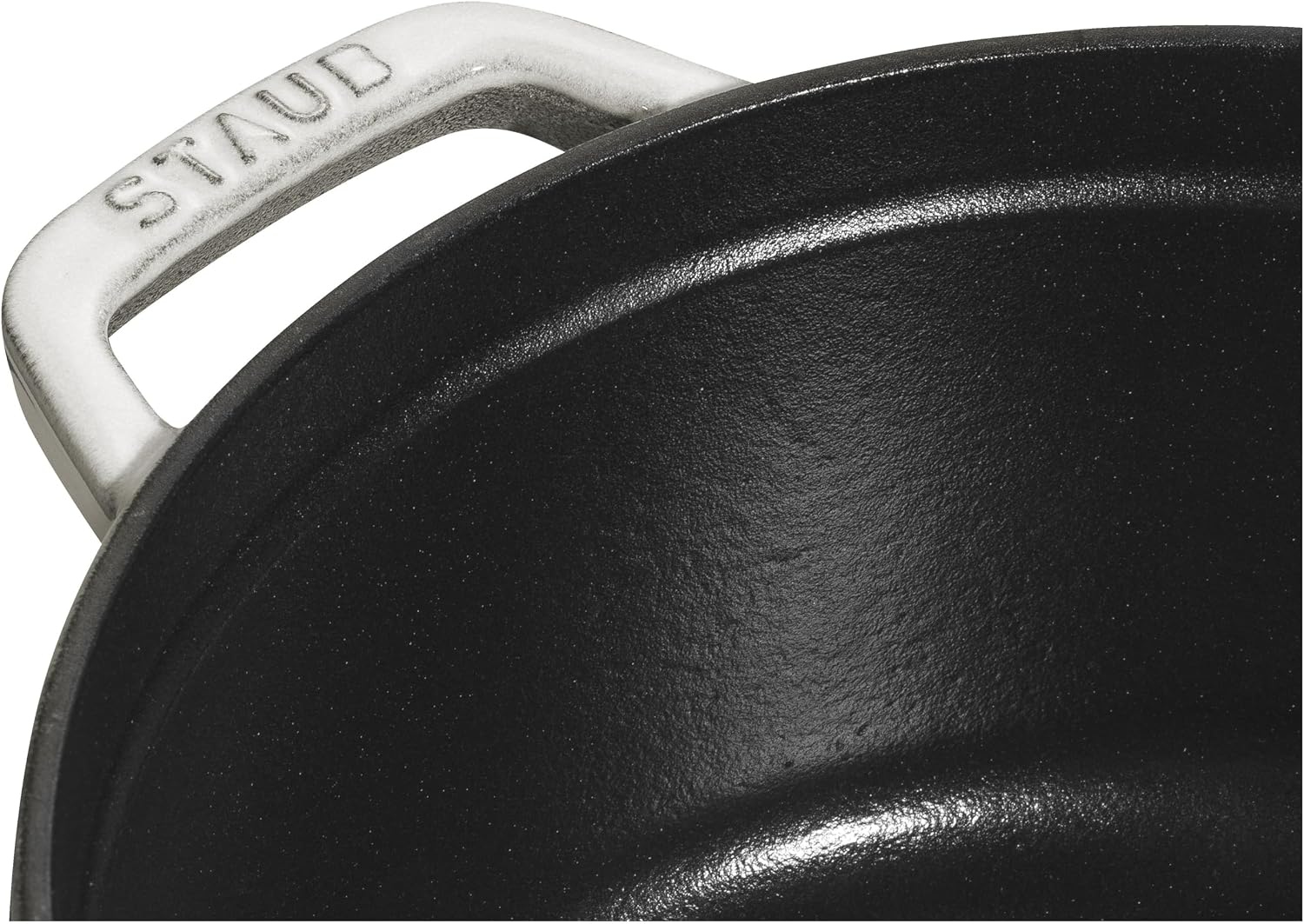 STAUB Cast Iron Round Cocotte 26 cm White Truffle