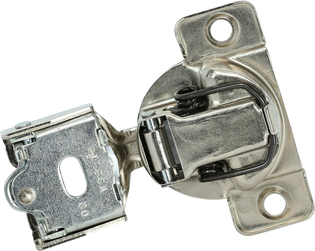 Rok Hardware 75 Pack Grass TEC 864 108 Degree 1/4' Overlay 3 Level Soft Close Screw On Compact Cabinet Hinge 04429A-15 3-Way Adjustment 45mm Screw Hole Pattern