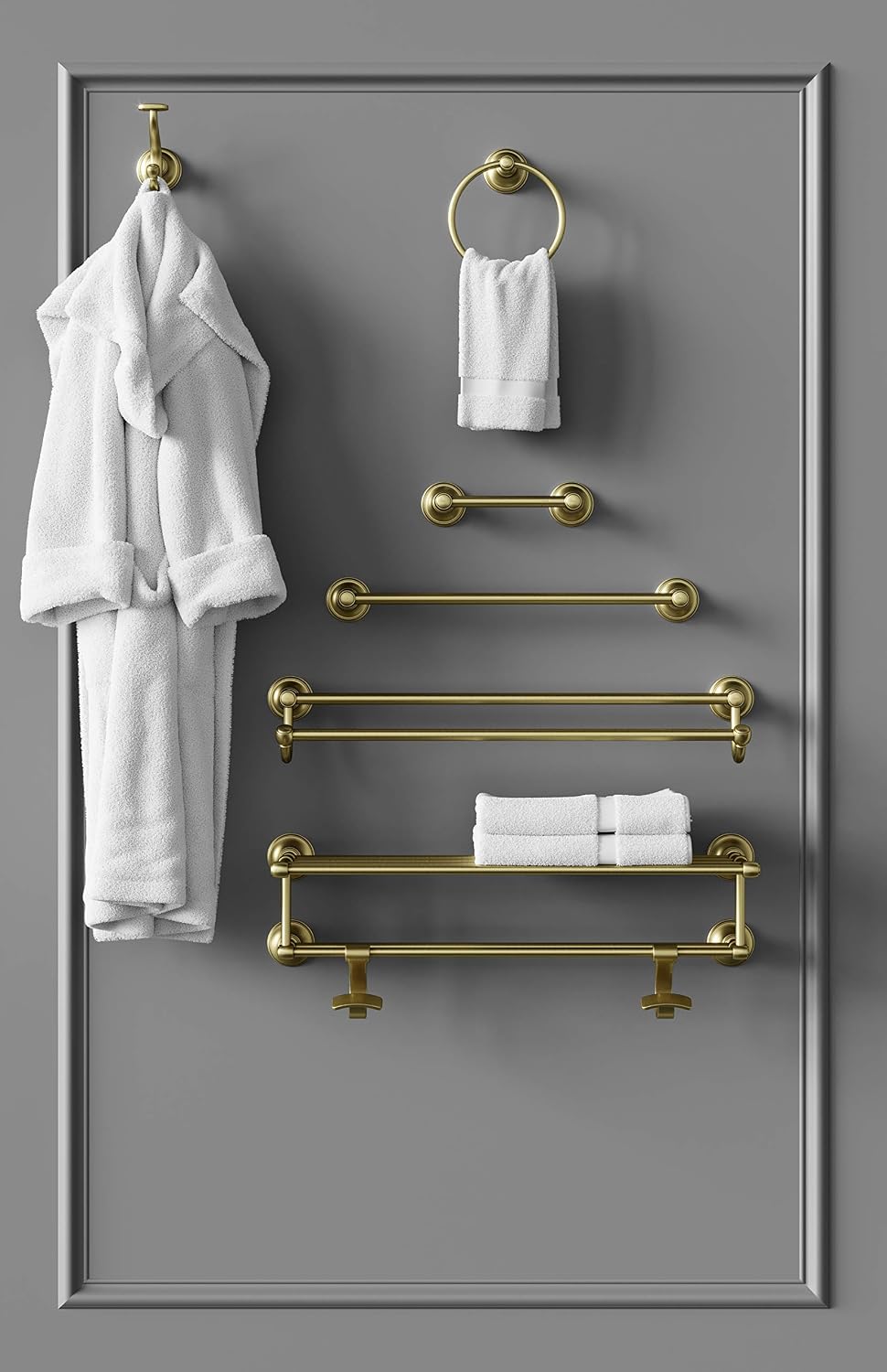 Pfister Tisbury Paper Holder - Brushed Gold