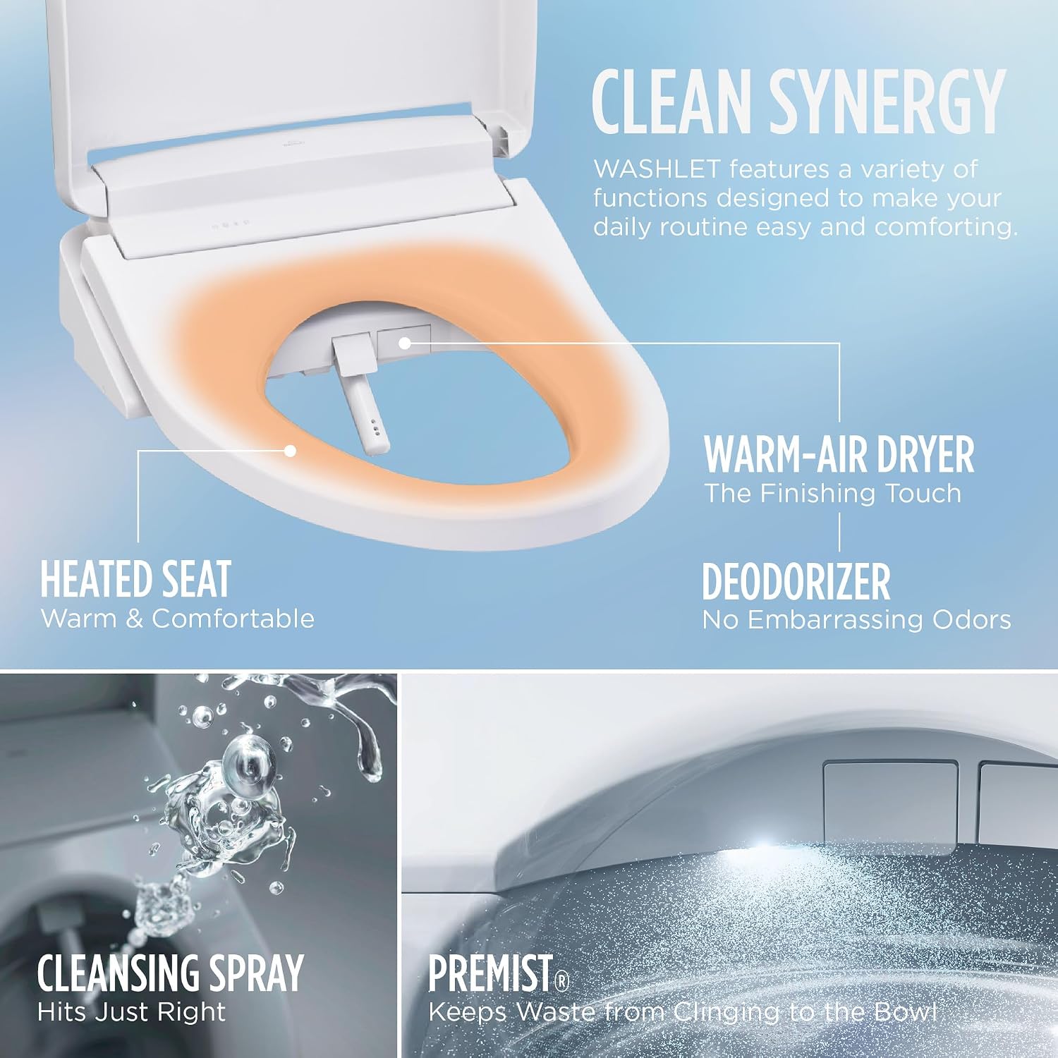 TOTO® WASHLET®+ AP Wall-Hung Elongated Toilet and WASHLET S5 and DuoFit® In-Wall 0.9 and 1.28 GPF Dual-Flush Tank System, Matte Silver - CWT4263446CMFG#MS