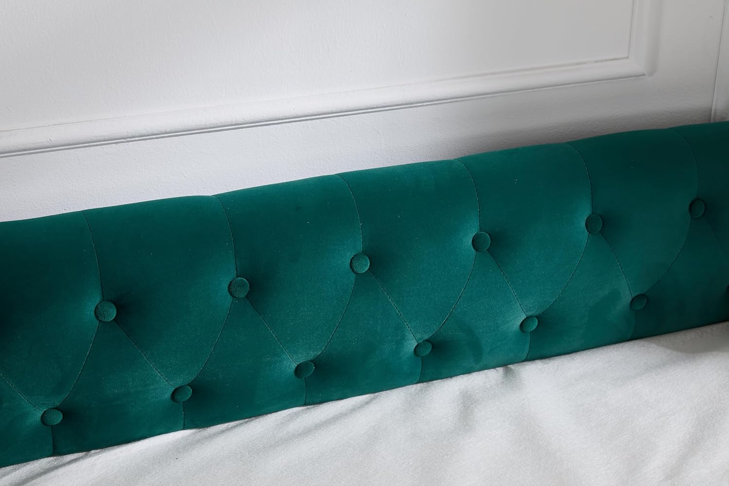 Twin to King Daybed with Trundle, USB Ports Soft Upholstered Daybed with Pop Up Trundle Bed Twin, Modern Extendable Day Bed Frame for Girls Bedroom Living Room Guest Room Small Places Dark Green